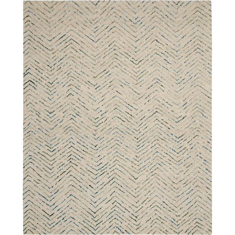 Astto Wool Indoor Rug, Rectangle 7'9" x 9'9"