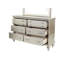 Commode double 6 tiroirs l 63 po