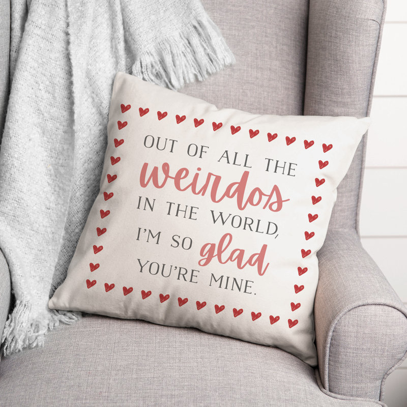 No Pattern And Not Solid Color Reversible Throw Pillow