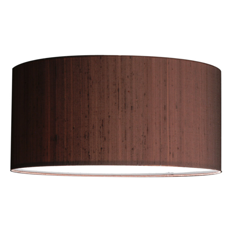 Renteria 24cm H Fabric Drum Lamp Shade, Vison Samarkanda