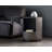 19'' W Metal Nightstand - Grey