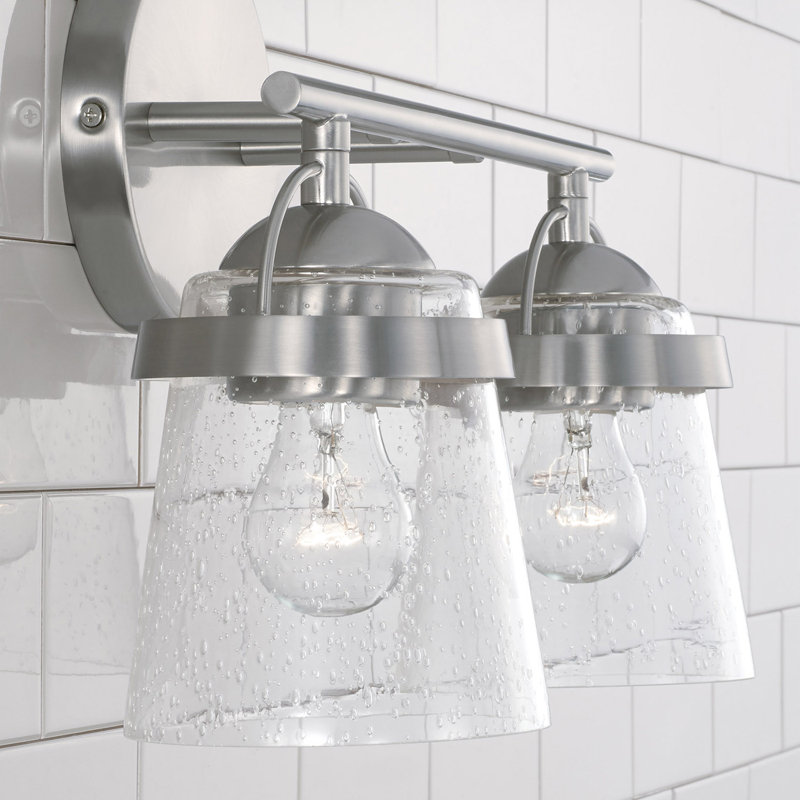 Lenhart 2 - Light Dimmable Vanity Light, Brushed Nickel