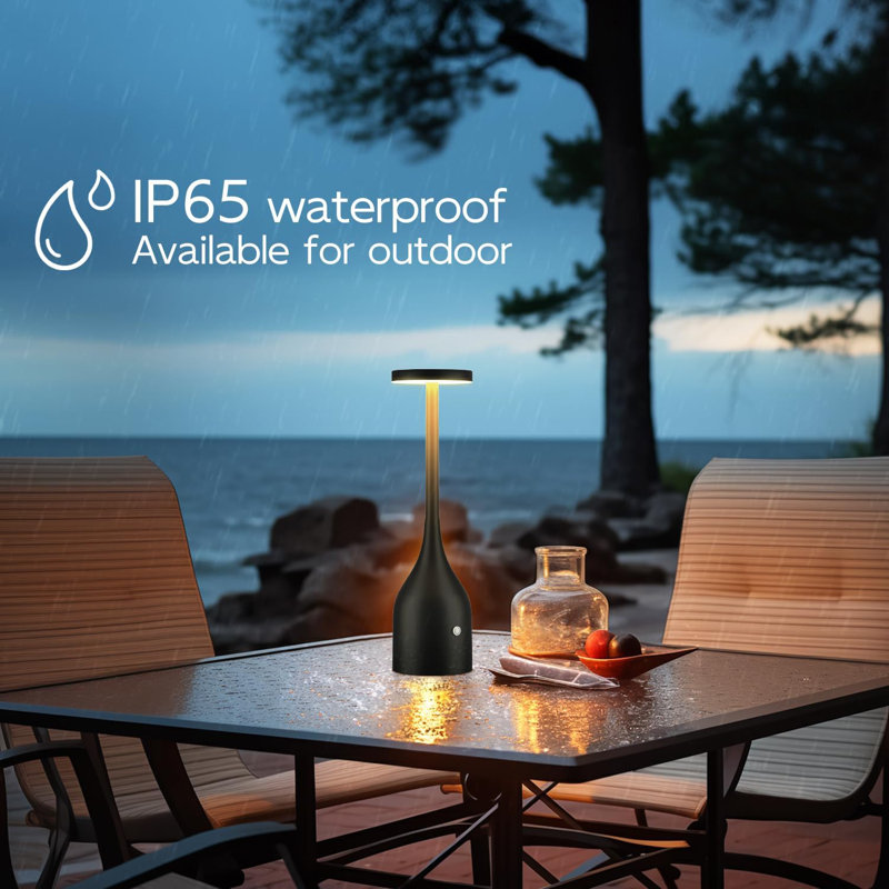 Cordless Table Lamps Set Of 2 Small Rechargeable Lamps Battery Operated Lamp Waterproof Portable Wireless Led Table Light 3 Way & Stepless Dimmable
