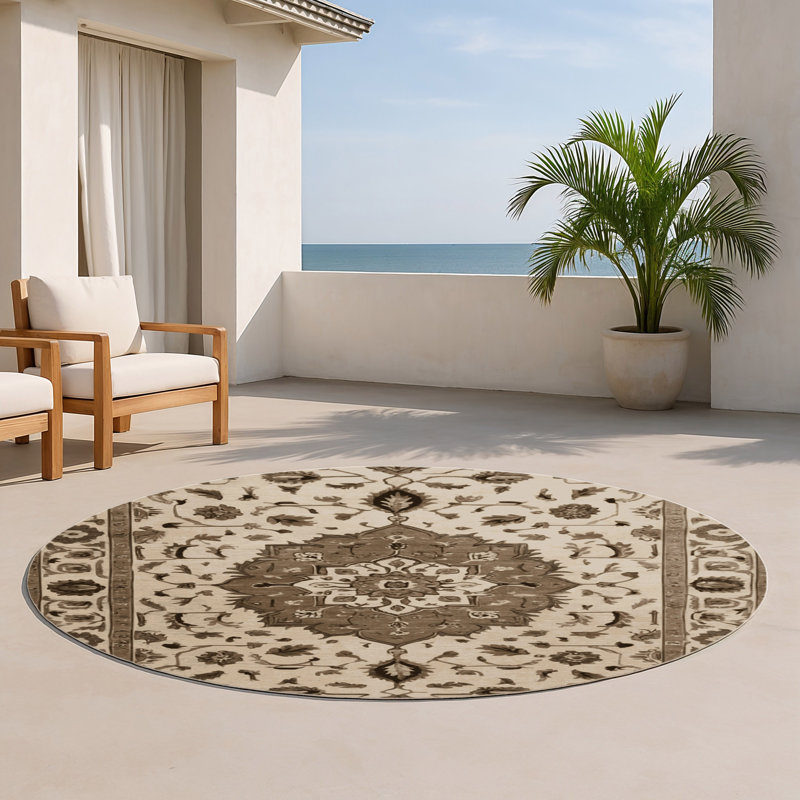 Tapis intérieur et extérieur Tabriz, Rectangulaire 8 pi x 10 pi