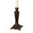 23" High Tiffany Jeweled Peacock Buffet Lamp