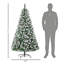 Sapin de Noël artificiel enneigé 6 pi