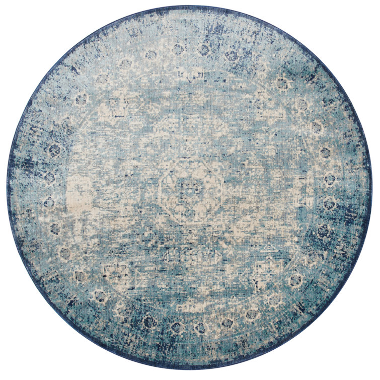 Tapis bleu / ivoire Goggin