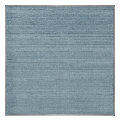 Tapis gris uni lavable à la machine