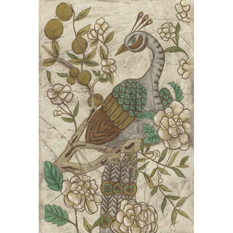 Chinoiserie Pheasant II by Chariklia Zarris - Wrapped Canvas Painting, 30cm H x 20cm W