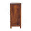 Commode 3 tiroirs en bois massif brun Aspen