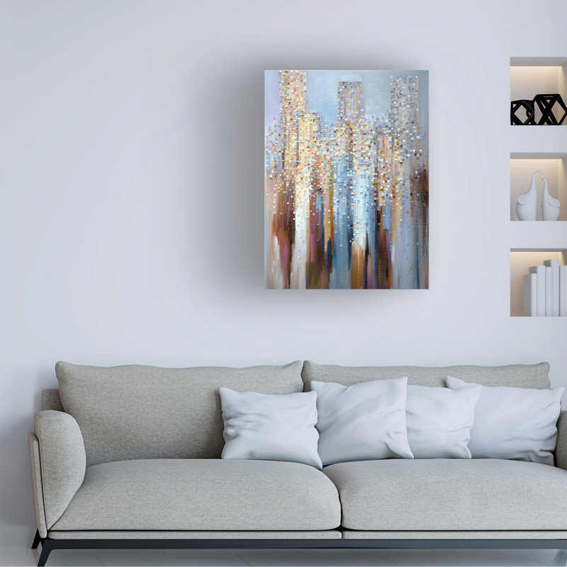 Art sur toile «Ekaterina Ermilkina City», H 47 po x l 35 po