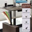 Solid Wood Sintered Stone Height Adjustable Desk-988037253