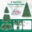 Arbre de Noël artificiel 7,5 pi avec 1300 branches, 550 lumières DEL blanc chaud et 8 modes de fruits verts-1752126565-1752126562