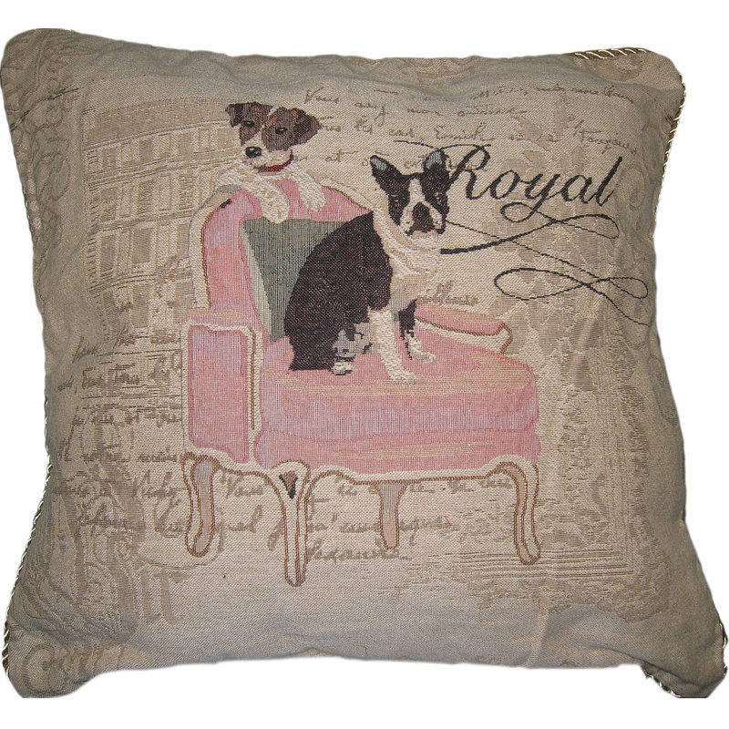 Dog Throw Pillow Cover