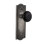 Meadows Plate with Black Porcelain Door Knob