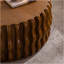 Table basse ronde cylindrique à cannelures, tables basses Mid Century-267600586