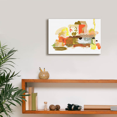 «Ivory Bronx», papiers «53» par Erin McClusky Wheeler, art mural sur toile