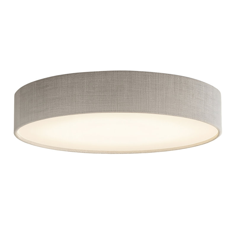 Raasch 1-Light LED Flush Mount, 3.74"H x 19"W x 19"D, Gray