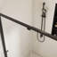 Porte de douche réglable polyvalente avec verre trempé de pointe et fabrication robuste en alliage d'aluminium