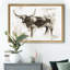 Longhorn Study II - Reproduction d'art sur toile encadrée-1649286595-1649286596