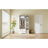 Stylish 3-Door Wardrobe With Mirror, Drawers And Cabinet For Bedroom Storage And Organization.-815387740
