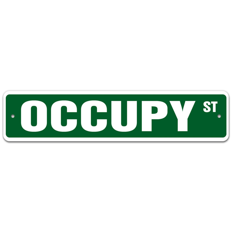 Plaque de rue Libbey, H 8 po x l 36 po x P 0,1 po