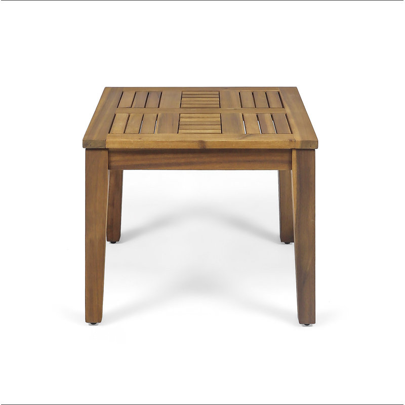 Table d'appoint en bois Hampton, Naturel