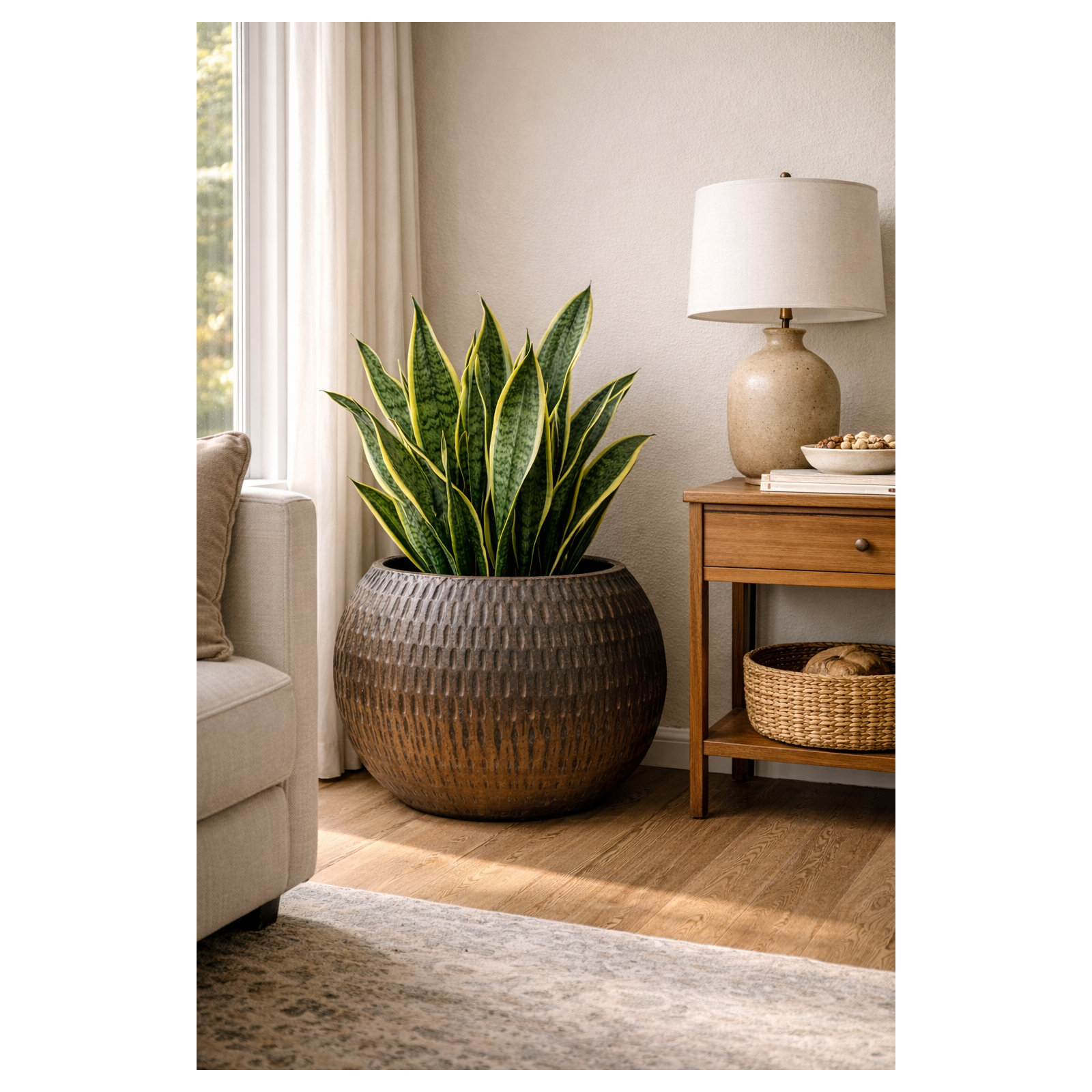 Gallery Planter - Antique Copper