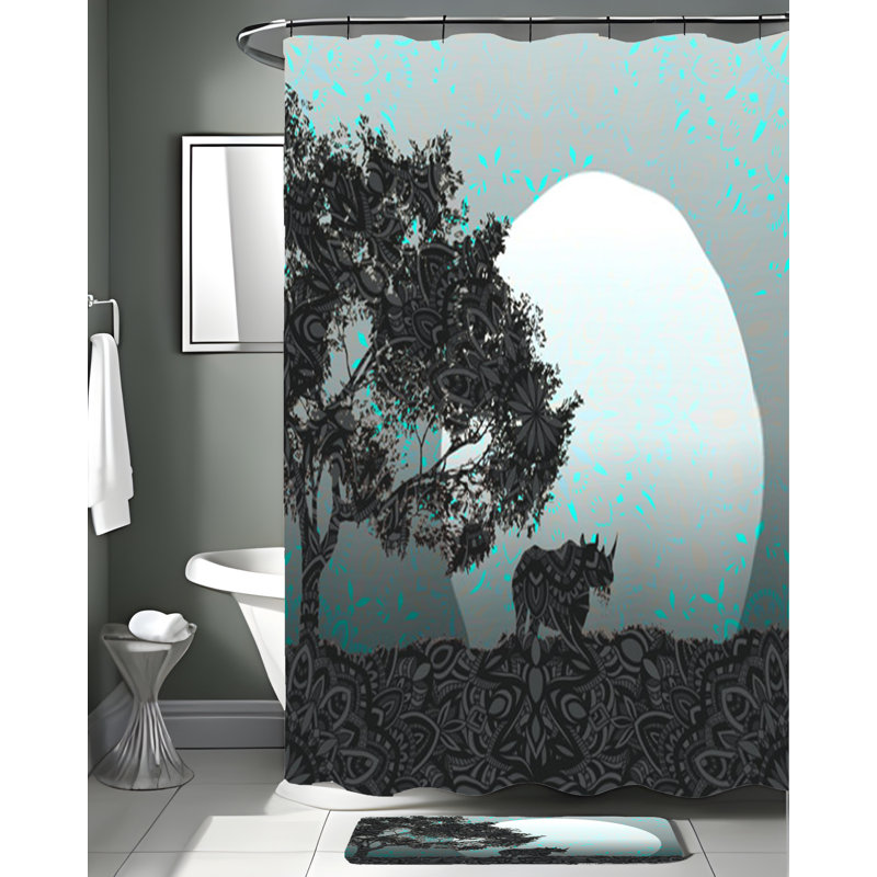 Shower Curtain, 72" H x 70" W