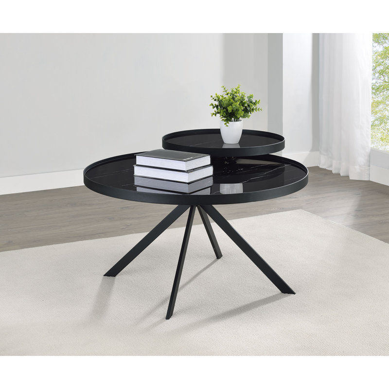 Table basse Hearn, Noir