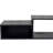 Wall Mounted Floating TV Stand with 20 Color LEDs and Charging Station-448923965