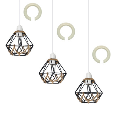 13 cm H Novelty Candelabra Shade and Ceiling Fan Bowl Shade ( Screw On ) in Black