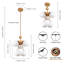 Dewson 6 - Light Dimmable Sputnik Globe Chandelier