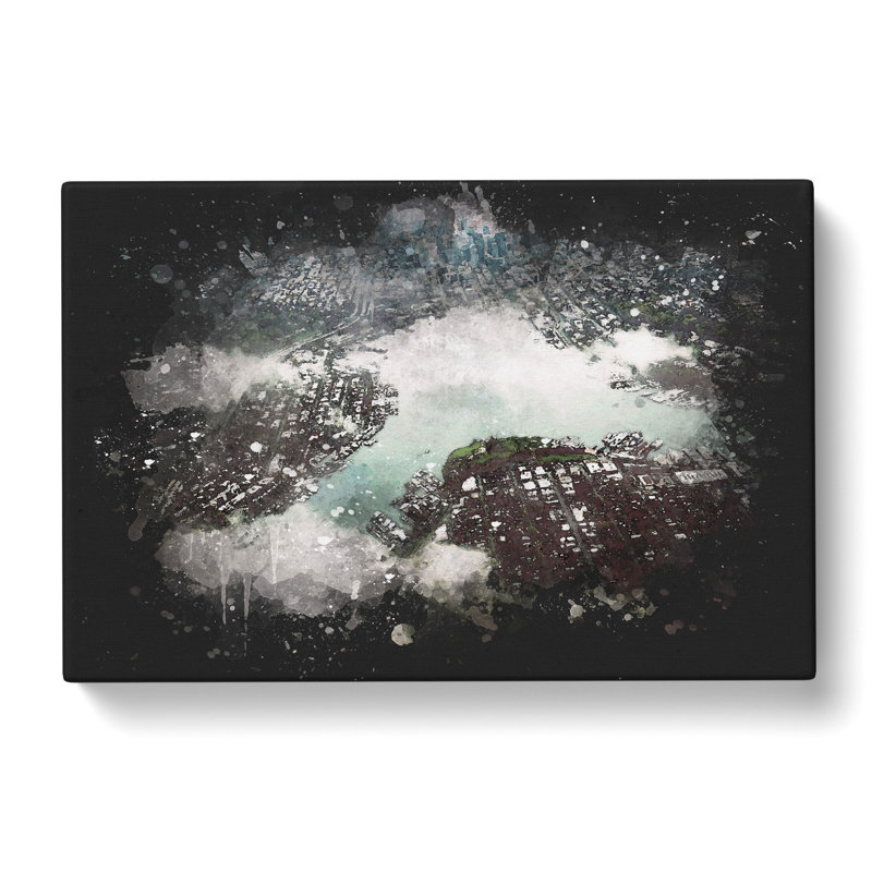 Seattle Skyline Vol.2 - Wrapped Canvas, 40cm H x 60cm W x 3cm D