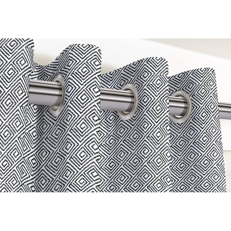 Crysti Cotton Blend Blackout Pair, 167" W x 228" D Cm