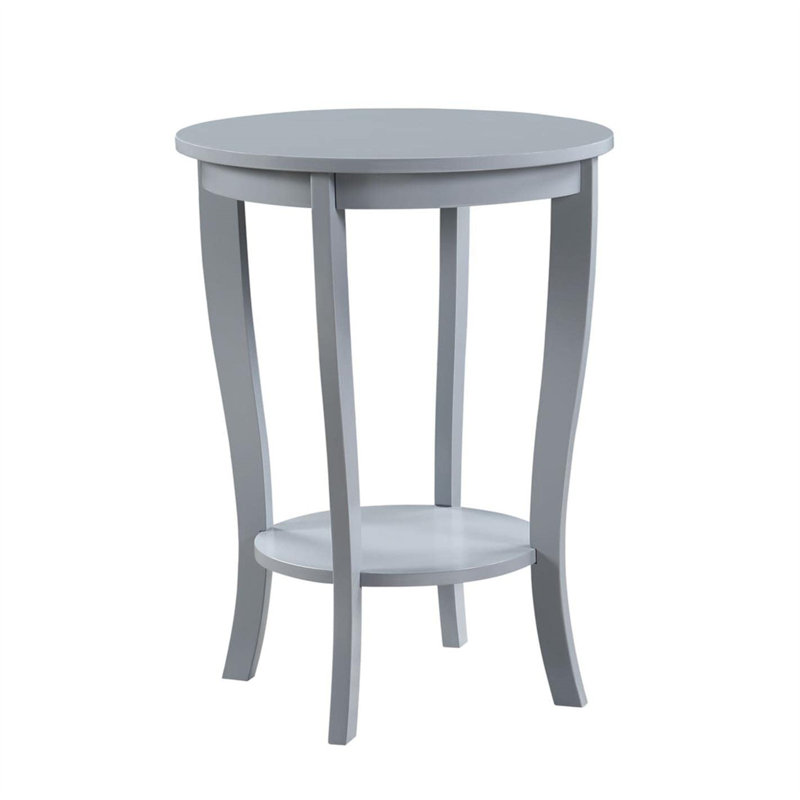 Table de bout avec rangement, Gris