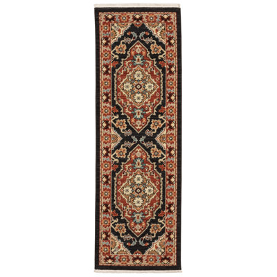 Oaklynn Performance Oriental Indoor Rug