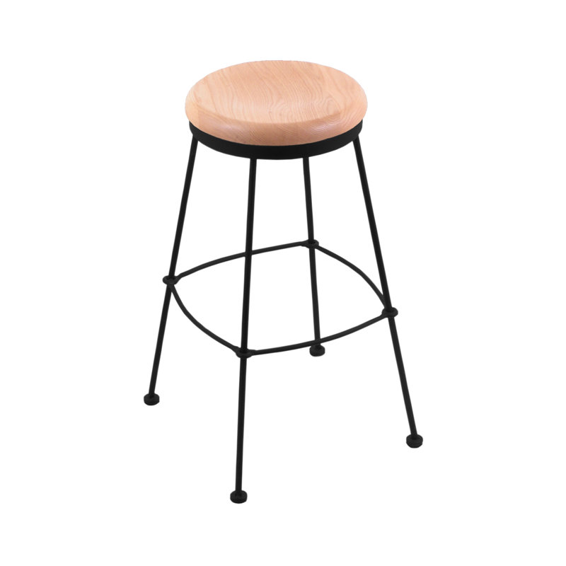 Stationary Bar & Counter Stool, Wood-Natural Oak, Counter Stool (25” Seat Height)