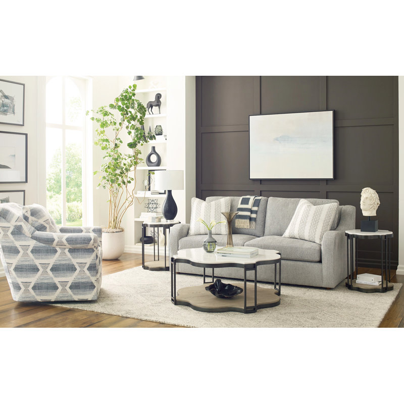 QUATREFOIL SHAPED COFFEE TABLE
