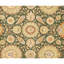 High-Quality Hand-Knotted Dark Green Area Rug
