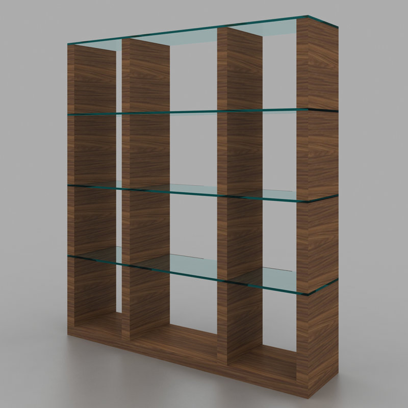 Yannick Bookcase, Medium Walnut