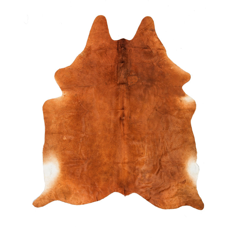 Myrtletown Animal Print Cowhide Flatweave 2cm X 1.75cm Area Rug