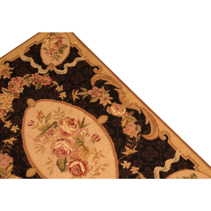 Handmade Wool Floral Area Rug
