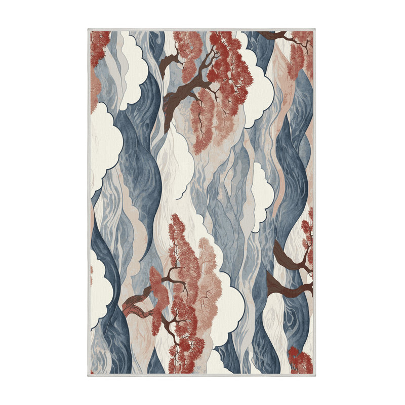 Blooming Grace Rug, Rectangle 2' x 3'