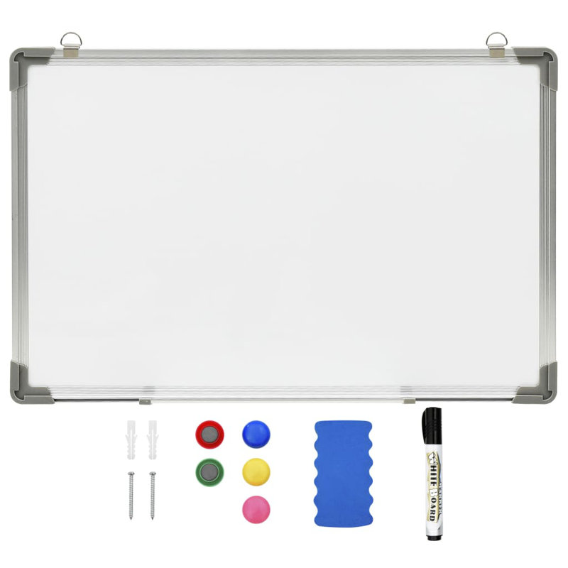 Burrel Wall Mounted Magnetic Whiteboard, 40cm H x 60cm L