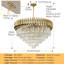 Lustre gradué à niveaux 17 lumières Melar-481268160