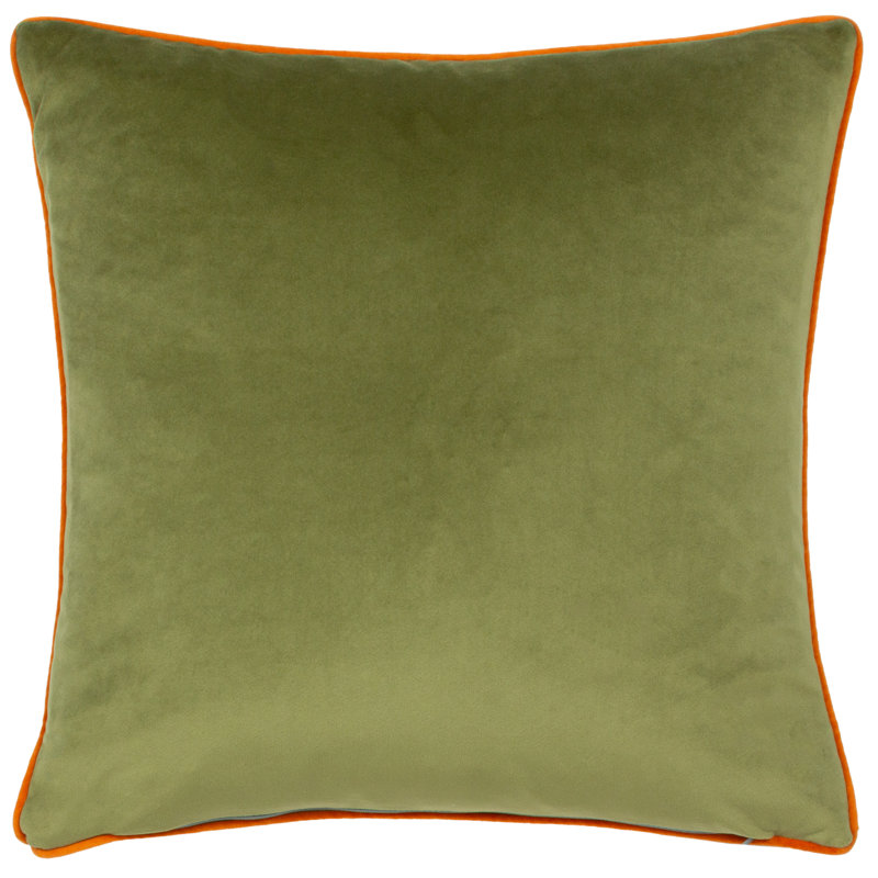 Aretin Floral Green Square Throw Cushion