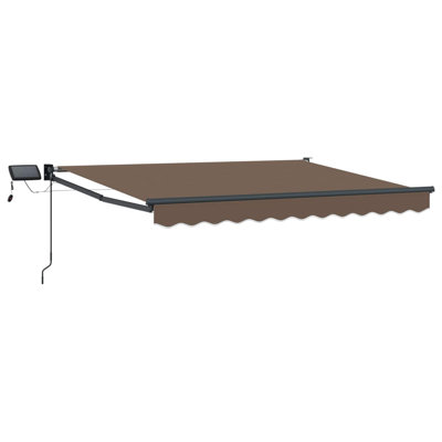 VidaXL Polyester Cover Retractable Patio Awning
