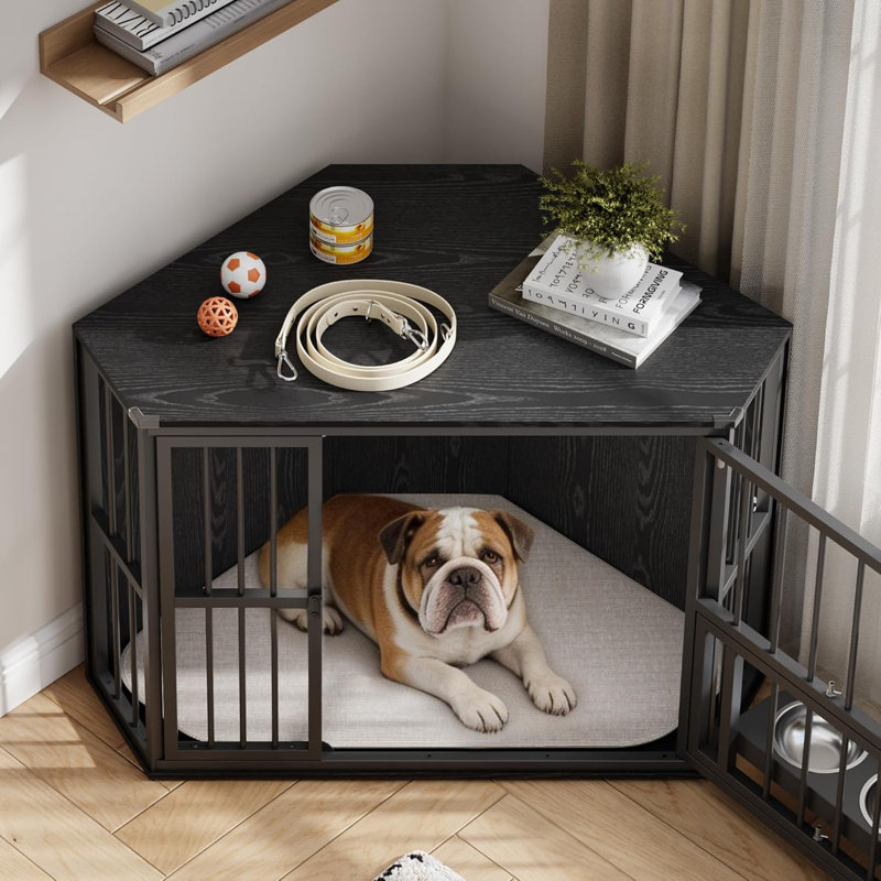 Table de bout 42,5 po en bois, Black