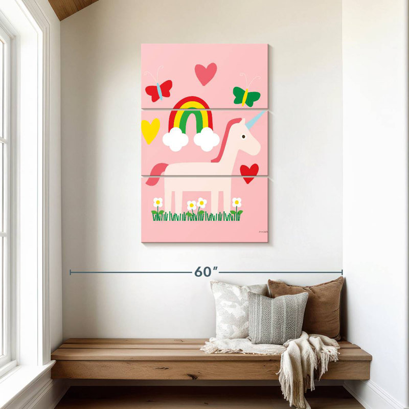 Ashelle Unicorn Fun II, 45" H x 28" W
